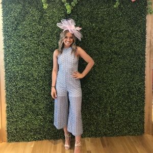 Navy and White jumpsuit